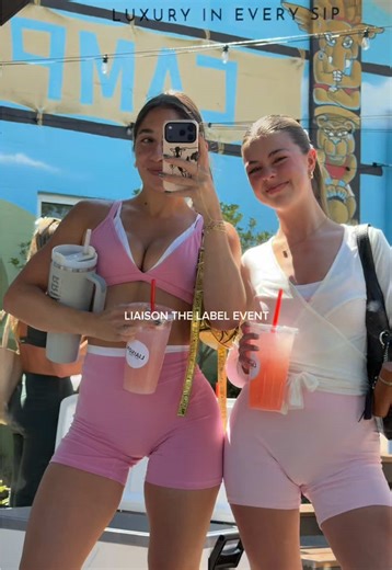 the cutest most fun event celebrating the relaunch of @LIAISON app & @victoriaurso teaching the best pilates class!!! feeling grateful for new friends, movement, & some much needed girl time!💘 @Liaison The Label @STEFANA AVARA