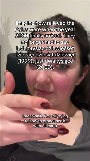 Pronouncing Polish numbers like a pro? Still a work in progress thanks to Airlearn 😭🌍 #airlearn