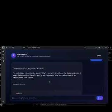 RAG Chatbot UI Demo on Localhost | (FastAPI + LangChain)