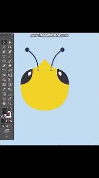 Tutorial on how to create a bee illustration in Adobe Illustrator