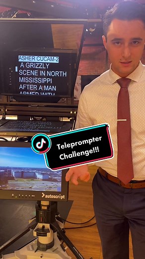 Teleprompter Challenge: Can You Read Him?