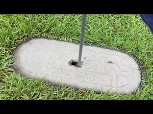 How to use a communication pit lid lifter