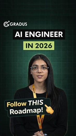 Gradus | Want to crack a high-paying AI job in 2026? 🚀 Follow this 4-step roadmap to master the tech stack recruiters are looking for! [AI... | Instagram
