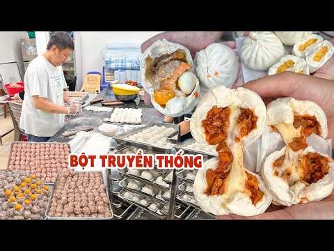 Infiltrating a 75-Year-Old Traditional Chinese Steamed Bun Shop: Delicious Buns with Thin Dough a...