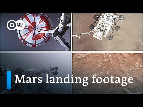 NASA releases first video of it's Mars rover landing | DW News