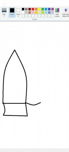 How to draw in ms paint | paint in computer| istri drawing