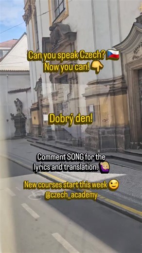 Dagmar Frechová| 🇨🇿 Online Czech Teacher for Foreigners on Instagram: "😱 How to introduce yourself in Czech? ➡️ Like this! 👍 Czech song, czech language, czech phrases, czech courses, czeski, tschechisch, czech teacher, speak Czech like a native"