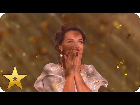 Kseniya Simonova's astonishing sand art gets first Golden Buzzer | BGT: The Champions