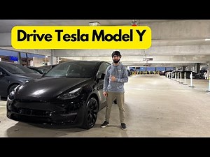 How To Drive A Tesla Model Y Easily In Less Than 10min - For The First Time Beginners