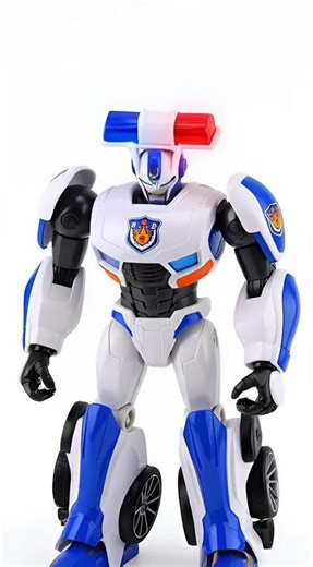 Epic Transformation! Police Car White Turbo Edition