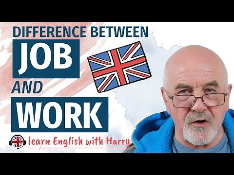 Difference between JOB and WORK - Improve your English Skills #englishlessons