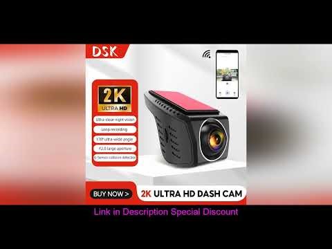 Universal Dashcam Hidden Type WiFi 2K HD Car Driving Recorder Dash Cam 170 Wide-Angle Car DVR