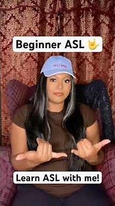 Beginner ASL signs
