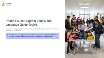 Phone Pouch Program Scripts And Language Guide Toolkit Grades 4-12 PPTX Slides