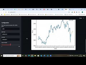 Build a Stock Price Prediction App with Streamlit | Stock Forecasting using Machine Learning (LSTM)