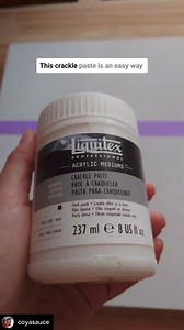 1.2K views | Have you tried crackle paste before? Check out @coyasauce 's technique. Also, fun fact - she made this entire painting herself (including the wooden canvas) #artresin #art_resin #resinart #epoxyresin #abstractresinart | ArtResin | Facebook