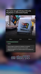 Windows 95 on PS2 | UFD Tech