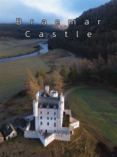 Braemar Castle from above 🏰 #Scotland #BraemarCastle #Aberdeenshire #TravelScotland
