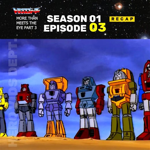242K views · 6.5K reactions | Transformers Generation 1 G1 TV Series Season 1 Episode 3 Summary Recap. More Than Meets The Eye Part 3. #transformers #transformersg1 #transformerstoys #optimusprime #autobots #80scartoons | Hero Vids Dept. | Facebook