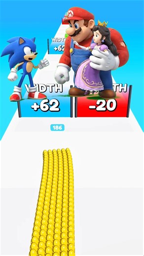 Sonic vs Mario WAR in Bullet Army Run! Fastest Hero Wins! ⚡ #gaming#shorts #shortfeed #viralshorts