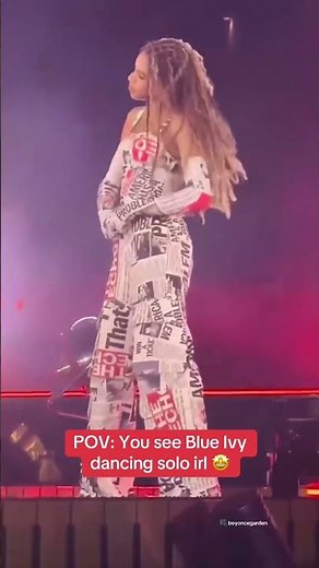 POV: You see Blue Ivy dancing solo IRL