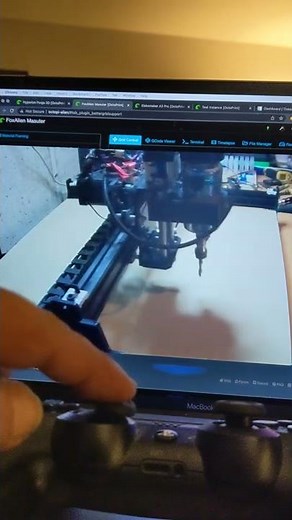 Using a PS4 controller to jog a CNC machine with Better Grbl Support