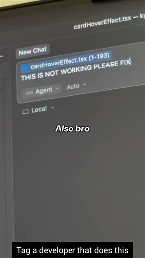 Tag a developer that does this #webapp #codingproject #softwaredeveloper