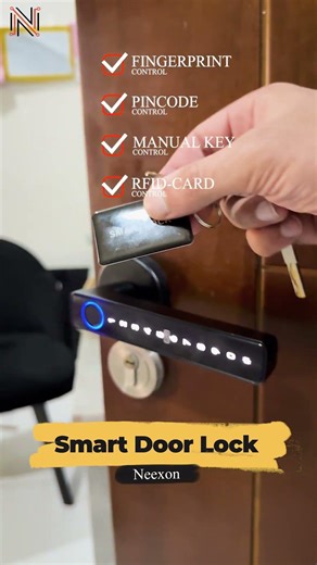 Neexon Smart Door Lock | Fingerprint, PIN & RFID Keyless Entry Explained