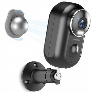 ZUMIMALL ZM-F5B 2K Security Camera, 3MP, Video Surveillance, with Mount, Black, 1