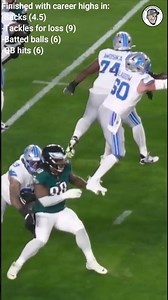 Jordan Davis 2025 Highlights 🦅🔥 HUGE STEP FORWARD 🔥🦅 4.5 sacks, 42 run stops, 9 tackles for loss