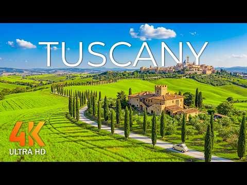 Tuscany 4K | Rolling Hills, Vineyards & Scenic Italian Countryside