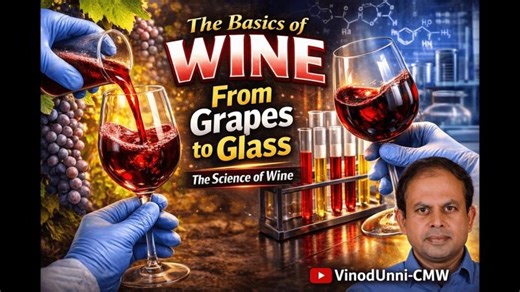 🍷 The Basics of Wine: From Grapes to Glass | Science of Winemaking Explained 🍷 | Vinod A. Unni