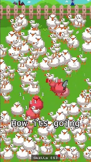 So I'm Making a Goose Game And It's Getting Insane #gaming #incrementalgame #gamedev