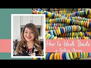 In the Kitchen with Beads: How to Wash and Clean Beads!