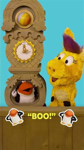 Hickory Dickory Dock 🐧🕰️ | Donkey Hodie | PBS KIDS #Shorts