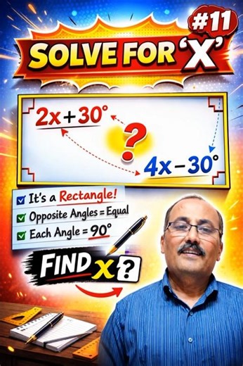 👉 Is It a Rectangle 🤔 - Class 8 Maths
