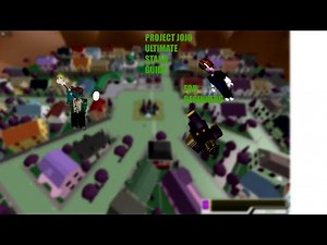 Project Jojo V5.59 Ultimate Stand Guide [ROBLOX]