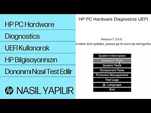 HP PC Hardware Diagnostics UEFI Kullanarak HP Bilgisayarınızın Donanımı Nasıl Test Edilir | HP