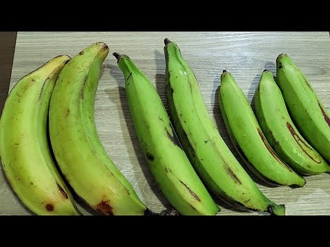 Plátano verde o plátano macho, variedades, características y usos del plátano verde
