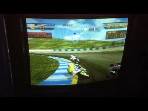 Namco GP500 Arcade 3 lap race Jerez circuit.