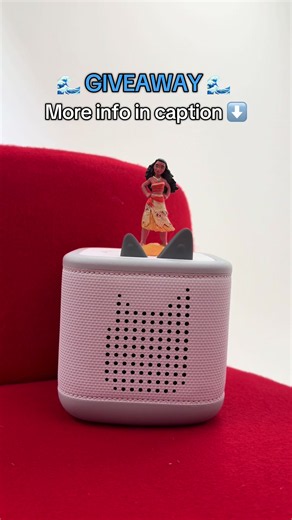 IT'S GIVEAWAY TIME! 🎉 We're giving away 5 x Moana Tonies, just in time for the new Moana live-action movie arriving next month! 🌊✨ To enter, simply: ✨ LIKE this post ✨ FOLLOW @tonies_uk ✨ TAG a fellow Disney fan in the comments ✨ SHARE to your stories for a bonus entry Good luck! 💙 T&Cs: • Giveaway closes at midnight on 28/06/26. • Open to UK residents only. Entrants must be aged 18 or over. • This giveaway is not endorsed, sponsored, administered by, or associated with TikTok. #tonies #tonie