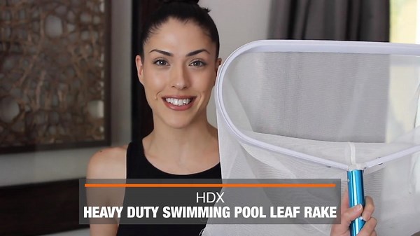 HDX Heavy-Duty Aluminum Leaf Rake for Swimming Pools and Spas (No Pole) 61298
