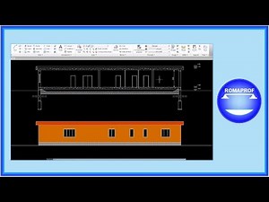 PROSPETTO DI UNA VILLETTA IN AUTOCAD (203)