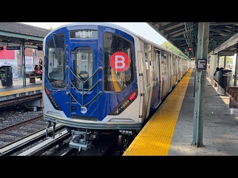 MTA NYC Subway - First Week of R211A B Train Service (7/21/25 and 7/25/2025)