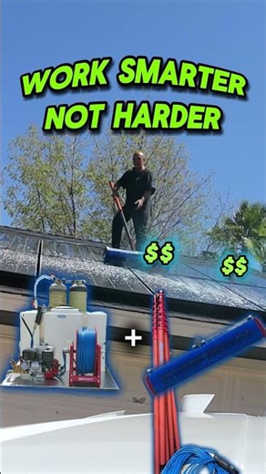 Work Smarter Not Harder 💪 | Solar Panel Cleaning Made Easy 🚿