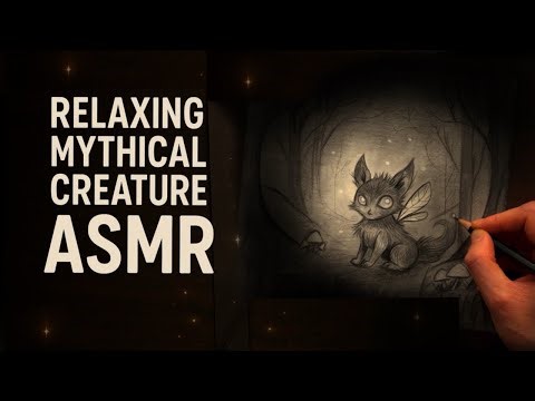 I Discovered a Mythical Creature in the Forest | Relaxing ASMR Drawing