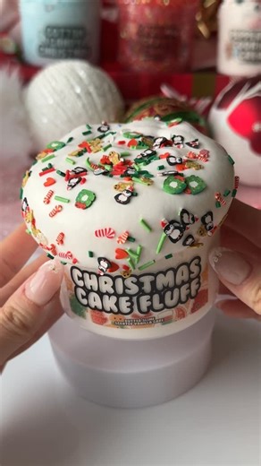 Fireflyslime ♡₊˚ Slime Shop | Christmas cake fluff 🍰 Butter slimes, aka clay slimes are made with our signature clay slime base for marshmallow-like texture. Butter... | Instagram