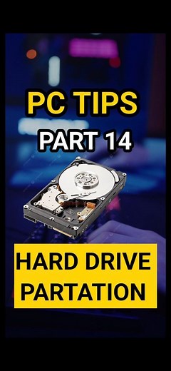 2.8K views · 56 reactions | Pc tips part 14: Hard Drive Partation #windows #windowstipsandtricks #harddrivepartation #foryoupagereels #computerscience | S&S online learning | Facebook