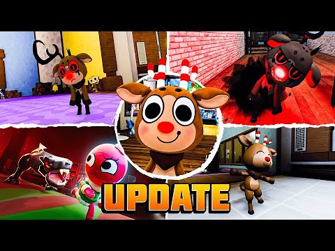 Dandy's World Christmas Event(New Update) - Toon Rudie + Twisted Rudie Jumpscare (Roblox Showcase)