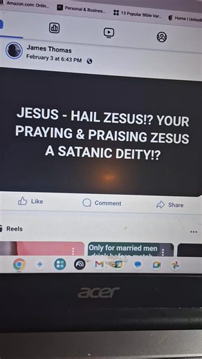 THE KING JAMES VERSION BIBLE IS HERALD THE BIBLE WITH THE BEST INTERPRETATION. BUT IT'S A BLUE PRINT TOZED DEVIL WORSHIP. JESUS CHRIST IS NOT THE SON OF YAHUAH YAHSHUA IS. | James Thomas